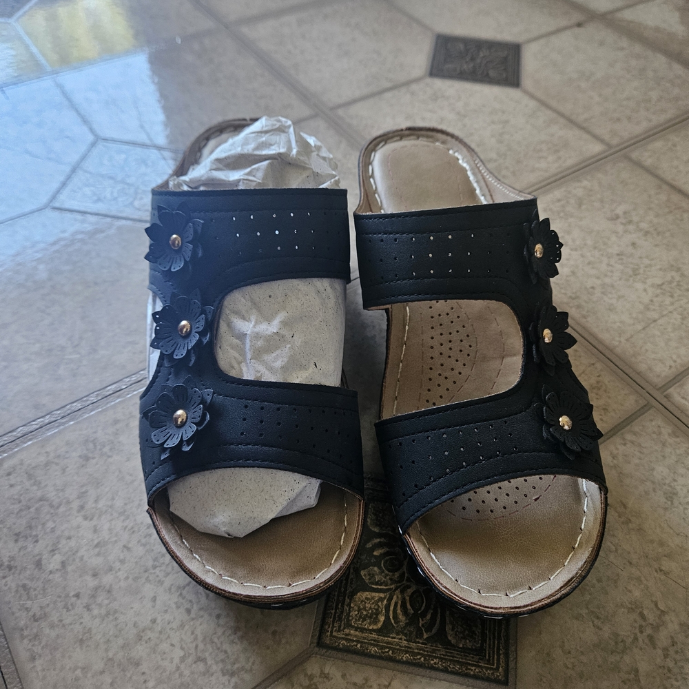 Elegant Black Women's Sandals